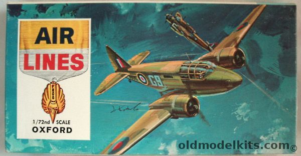 Air Lines 1/72 Airspeed Oxford Trainer - (ex Frog), 7906 plastic model kit